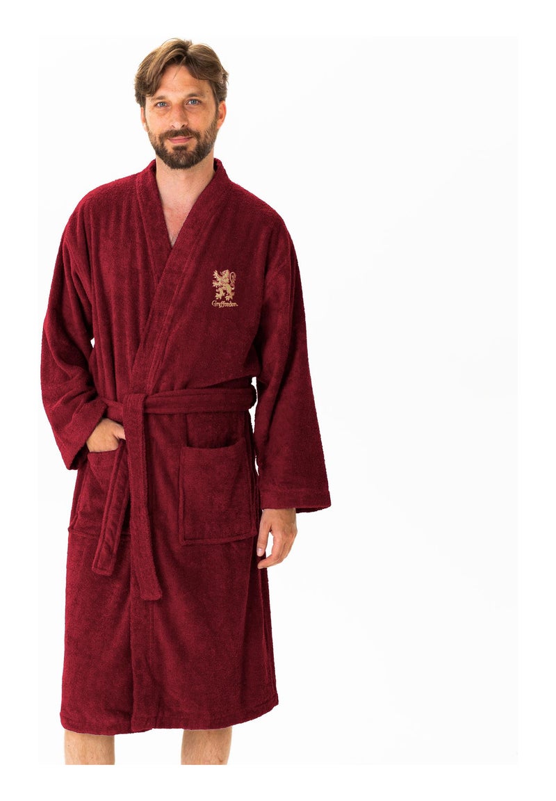 Peignoir brodé 100% coton, HARRY POTTER GRYFFONDOR Multicolore - Kiabi