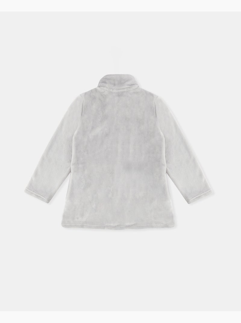 Peignoir chaud à manches longues ADMAS pour fille Gris - Kiabi
