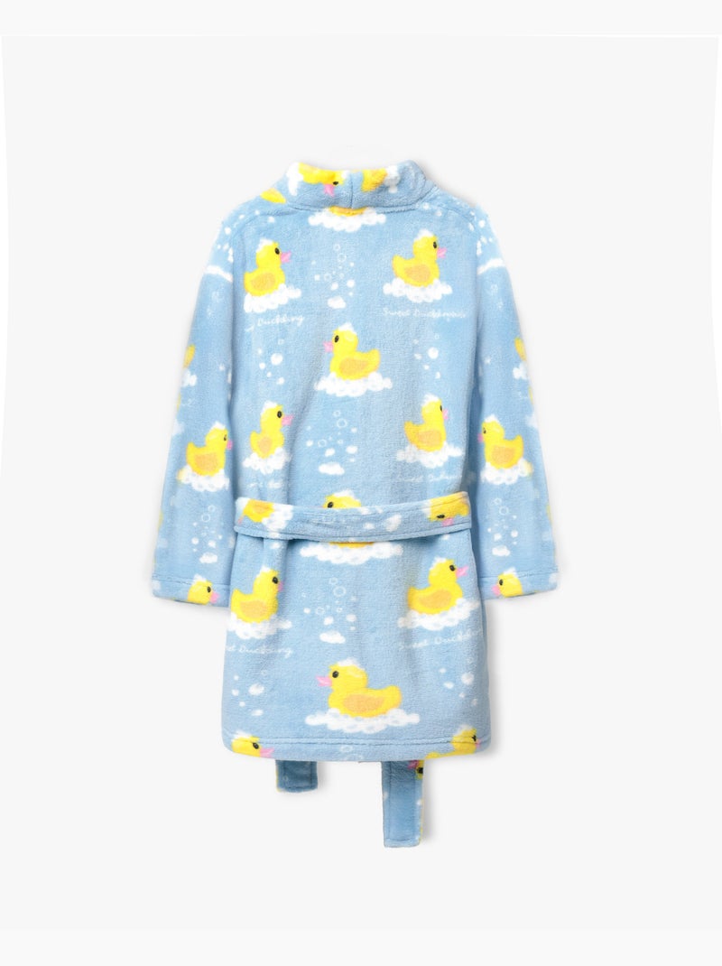 Peignoir chaud à manches longues ADMAS Sweet Duckling pour filles Bleu - Kiabi