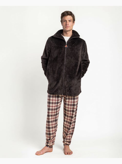 Peignoir chaud à manches longues Celsius pour homme LOIS - Kiabi Peignoir chaud à manches longues Celsius pour homme LOIS - Kiabi