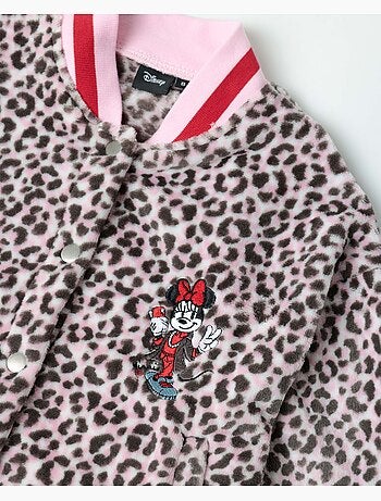 Peignoir chaud à manches longues Disney Minnie Skin pour filles