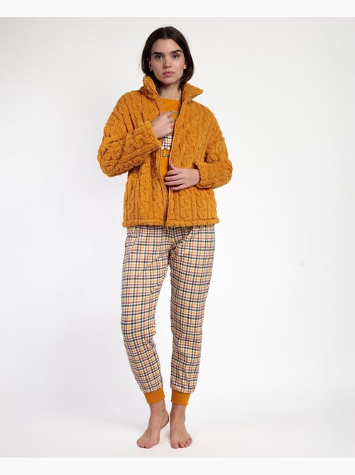 Peignoir chaud à manches longues Lou Lou Returns pour femme d'ADMAS - Kiabi Peignoir chaud à manches longues Lou Lou Returns pour femme d'ADMAS - Kiabi
