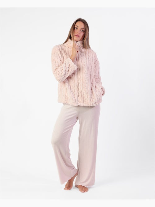Peignoir chaud à manches longues Lou Lou Returns pour femme d'ADMAS - Kiabi