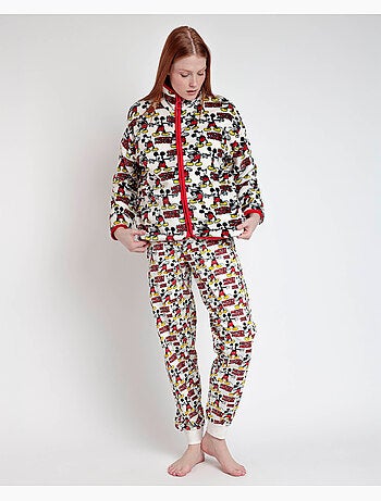 Peignoir chaud à manches longues Mickey pour femme de Disney