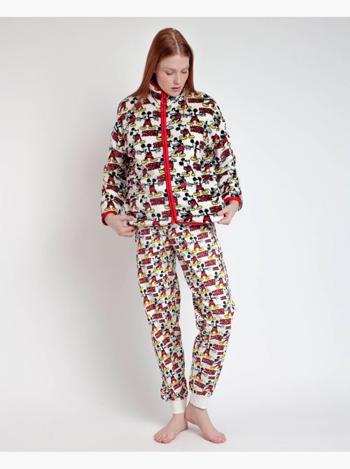 Peignoir chaud à manches longues Mickey pour femme de Disney - Kiabi Peignoir chaud à manches longues Mickey pour femme de Disney - Kiabi