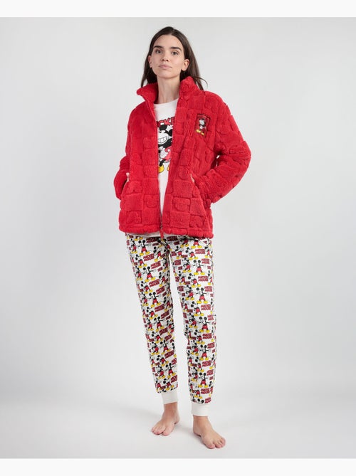 Peignoir chaud à manches longues Mickey pour femme de Disney - Kiabi Peignoir chaud à manches longues Mickey pour femme de Disney - Kiabi