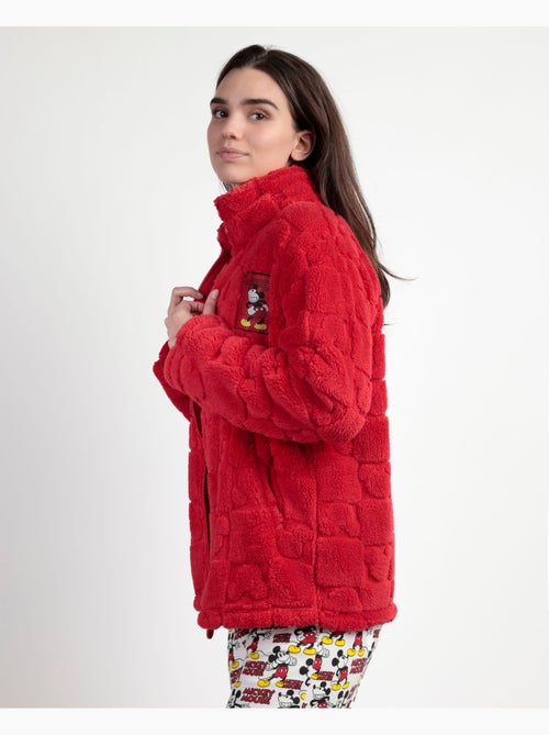 Peignoir chaud à manches longues Mickey pour femme de Disney - Kiabi Peignoir chaud à manches longues Mickey pour femme de Disney - Kiabi