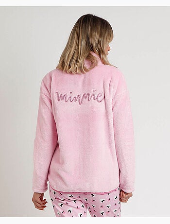 Peignoir chaud à manches longues Minnie Chic pour femme Disney