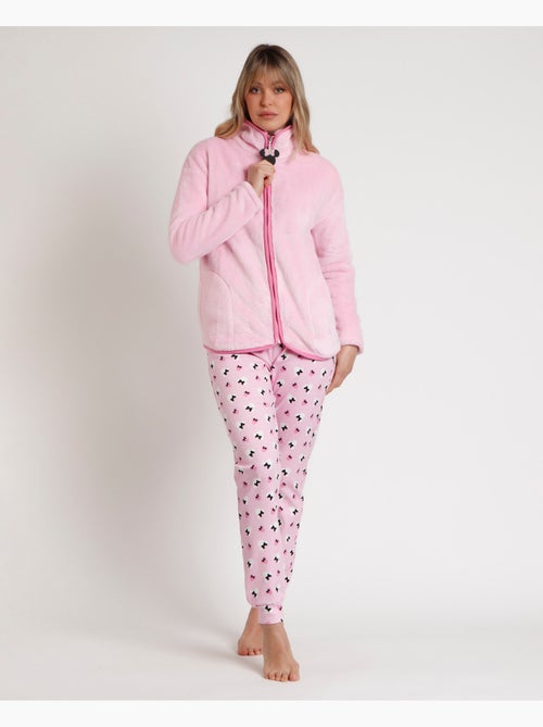 Peignoir chaud à manches longues Minnie Chic pour femme Disney - Kiabi Peignoir chaud à manches longues Minnie Chic pour femme Disney - Kiabi