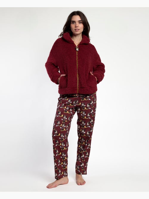 Peignoir chaud à manches longues Minnie Mouse pour femme DISNEY - Kiabi Peignoir chaud à manches longues Minnie Mouse pour femme DISNEY - Kiabi