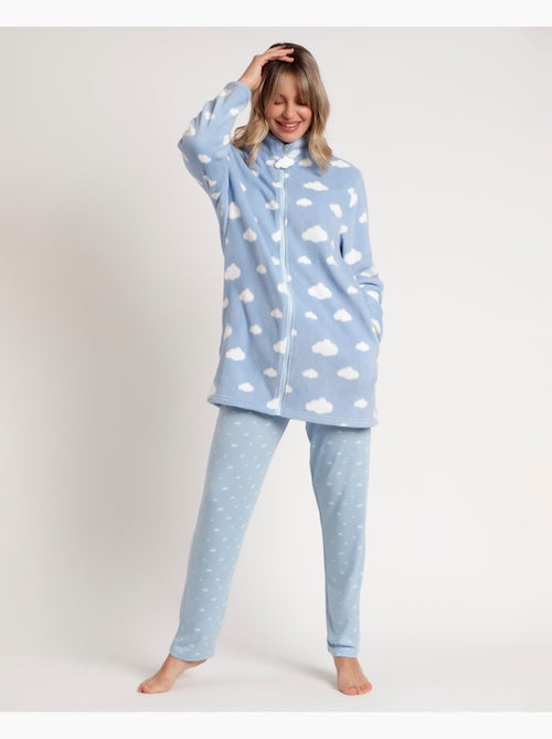 Peignoir chaud à manches longues pour femme > - Kiabi Peignoir chaud à manches longues pour femme > - Kiabi
