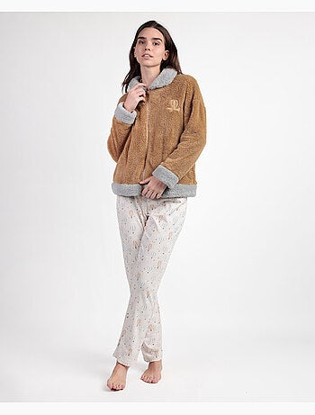 Peignoir chaud à manches longues pour femme ADMAS >