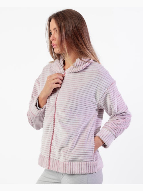 Peignoir chaud à manches longues pour femme ADMAS CLASSIC Magic Time - Kiabi Peignoir chaud à manches longues pour femme ADMAS CLASSIC Magic Time - Kiabi