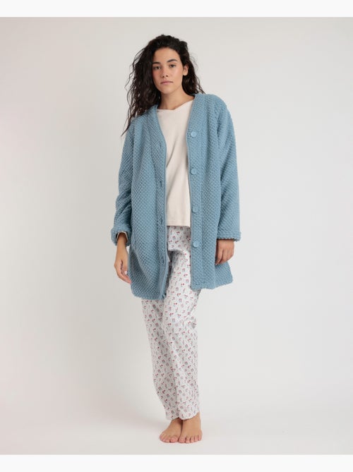 Peignoir chaud à manches longues pour femme ADMAS GARDEN > - Kiabi