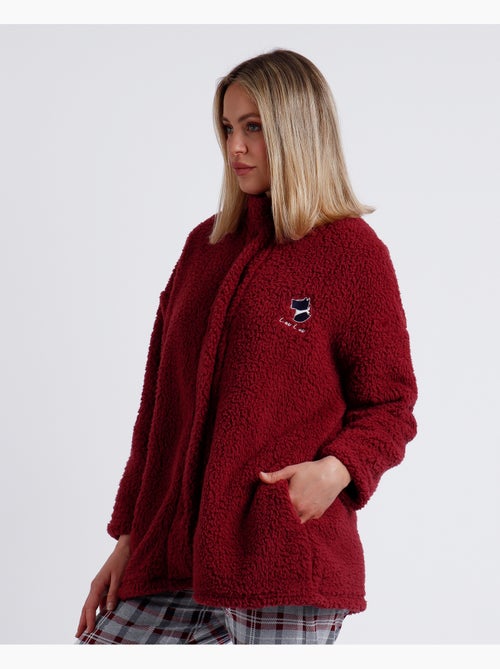 Peignoir chaud à manches longues pour femme ADMAS - Kiabi Peignoir chaud à manches longues pour femme ADMAS - Kiabi