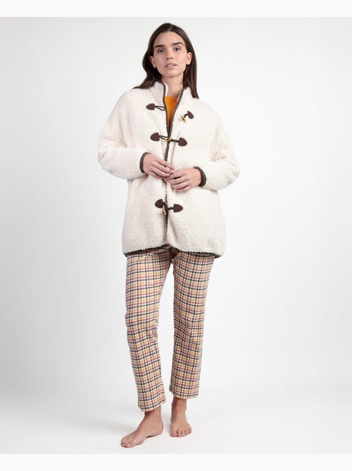 Peignoir chaud à manches longues pour femme ADMAS Lou Lou Returns - Kiabi Peignoir chaud à manches longues pour femme ADMAS Lou Lou Returns - Kiabi