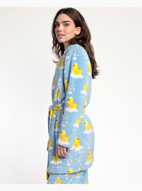Peignoir chaud à manches longues pour femme ADMAS Sweet Duckling - Kiabi Peignoir chaud à manches longues pour femme ADMAS Sweet Duckling - Kiabi
