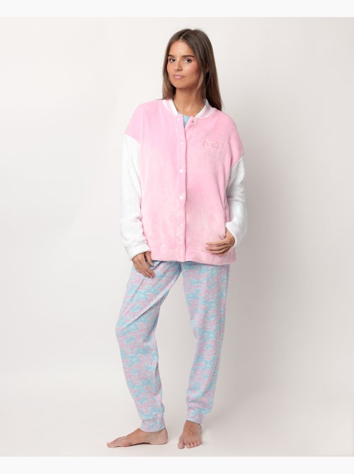 Peignoir chaud à manches longues pour femme BARBIE Dream Barbie - Kiabi Peignoir chaud à manches longues pour femme BARBIE Dream Barbie - Kiabi