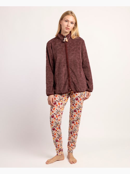 Peignoir chaud à manches longues pour femme Disney Chip N'Dale - Kiabi
