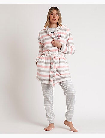 Peignoir chaud à manches longues pour femme PEANUTS Snoopy & Friends