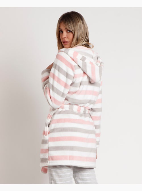 Peignoir chaud à manches longues pour femme PEANUTS Snoopy & Friends - Kiabi