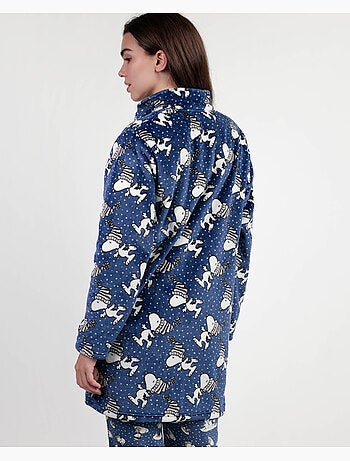 Peignoir chaud à manches longues pour femme PEANUTS Snow Drift