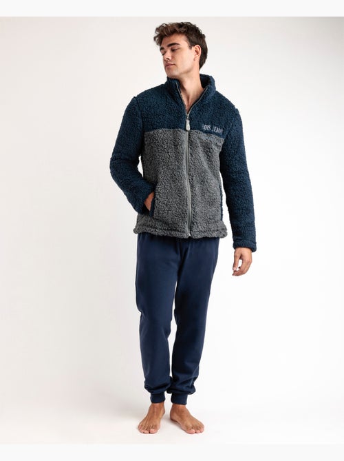 Peignoir chaud à manches longues pour homme LOIS - Kiabi Peignoir chaud à manches longues pour homme LOIS - Kiabi