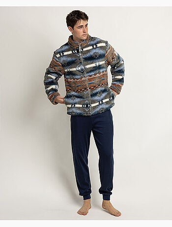Peignoir chaud à manches longues pour homme NEW PLAN