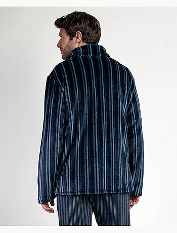 Peignoir chaud à manches longues pour homme STAY AT HOME