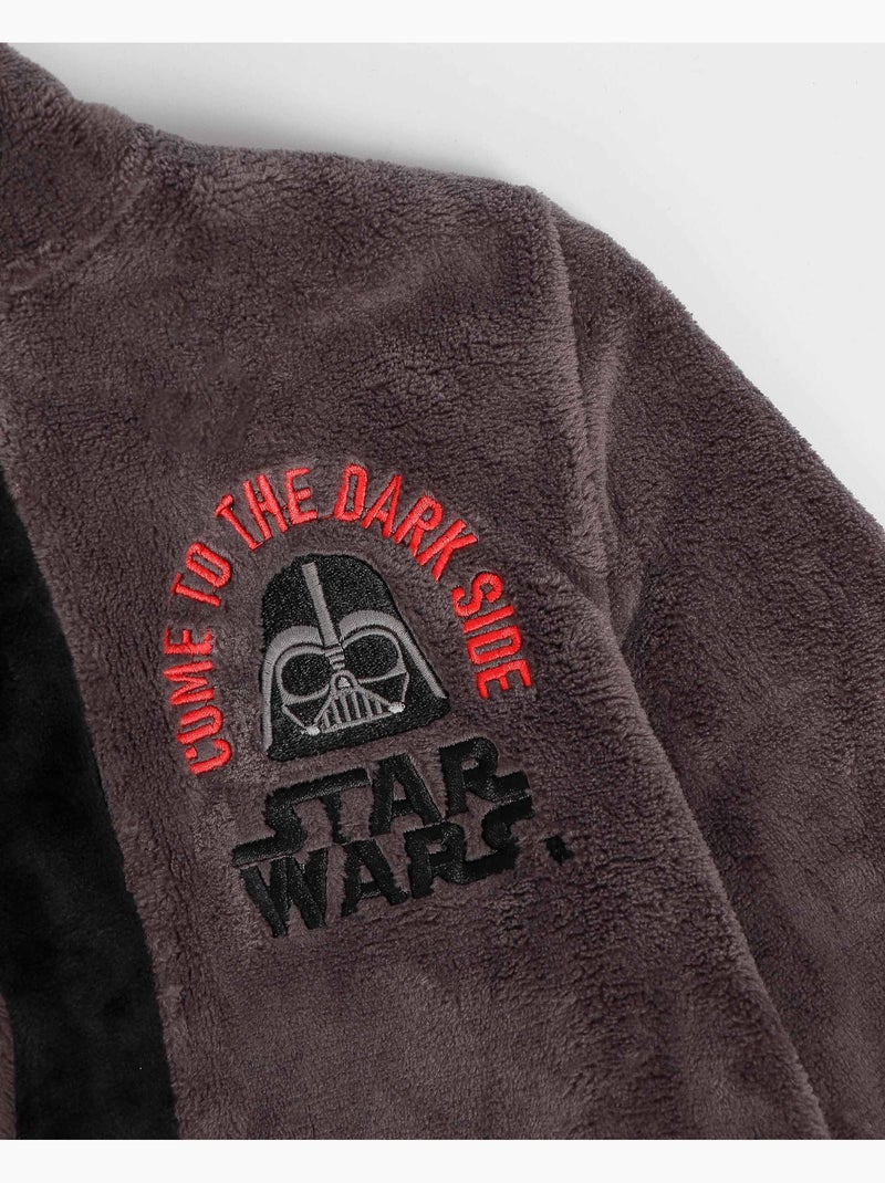 Peignoir chaud à manches longues Star Wars pour garçon Gris - Kiabi