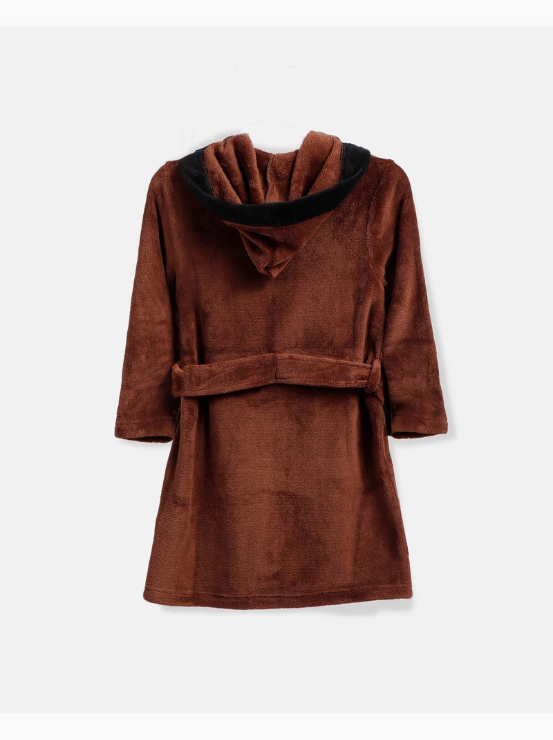 Peignoir chaud à manches longues Star Wars pour garçon Marron - Kiabi