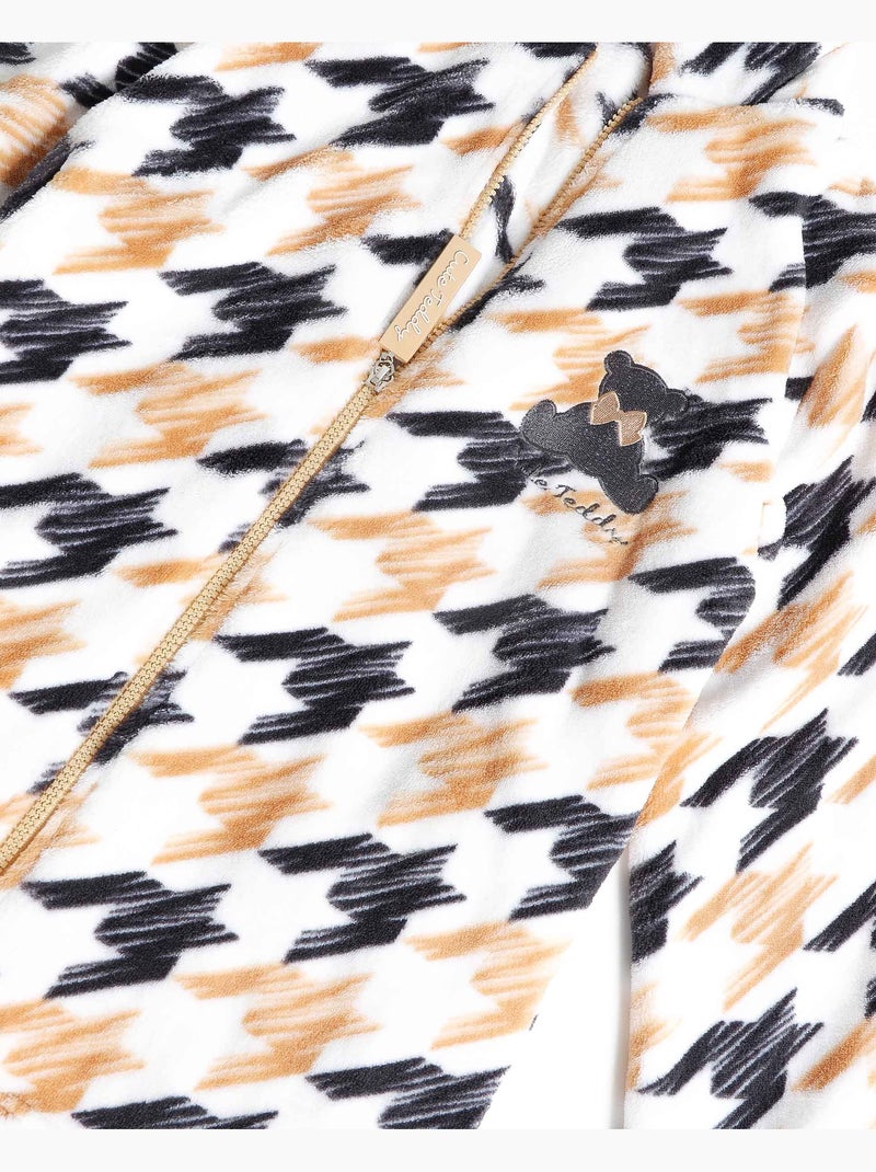 Peignoir chaud et mignon à manches longues ADMAS pour filles Multicolore - Kiabi