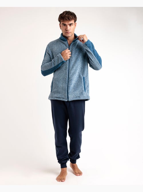Peignoir chaud texan à manches longues pour homme LOIS - Kiabi Peignoir chaud texan à manches longues pour homme LOIS - Kiabi