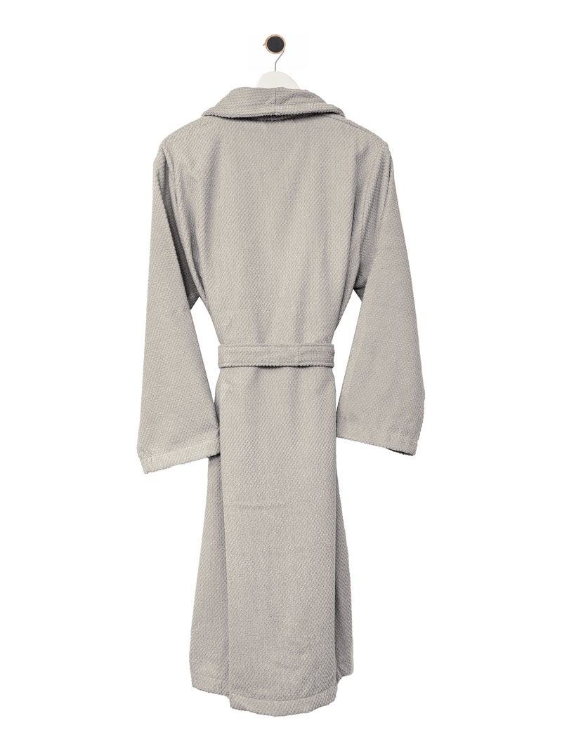 Peignoir col châle adulte DUNE Col châle Beige - Kiabi