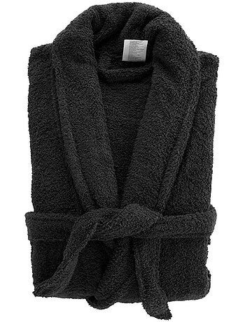 Peignoir col châle en éponge avec ceinture