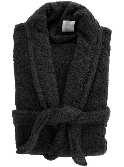 Peignoir col châle en éponge avec ceinture - Kiabi