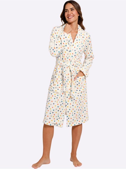 Peignoir Col Châle Mode - Taille Standard - Moda Vilona - Kiabi Peignoir Col Châle Mode - Taille Standard - Moda Vilona - Kiabi