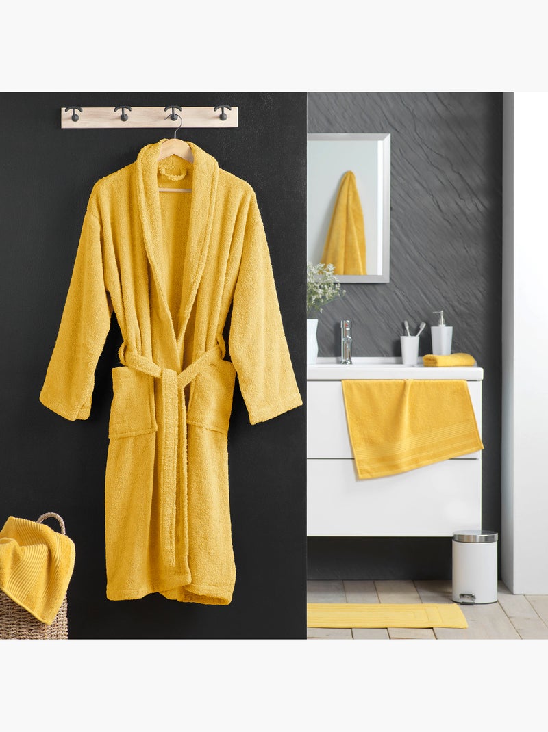 Peignoir Col Chale Tendresse mimosa Jaune - Kiabi