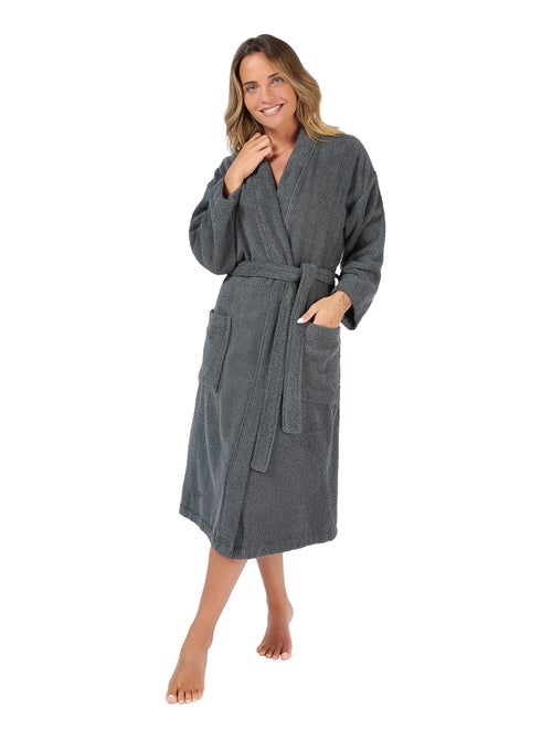 Peignoir col kimono EFFICIENCE PURE Col kimono - Kiabi