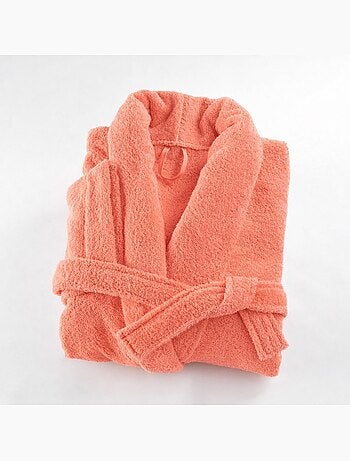 Peignoir coton éponge col chale éponge PREMIUM