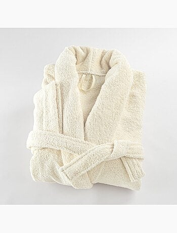 Peignoir coton éponge col chale éponge PREMIUM