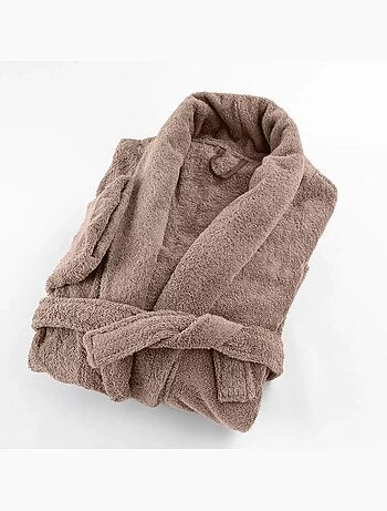 Peignoir coton éponge col chale éponge PREMIUM