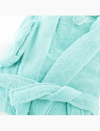 Peignoir coton éponge col chale éponge PREMIUM