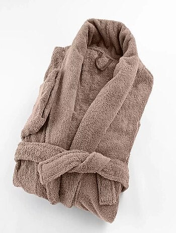Peignoir coton éponge col chale éponge PREMIUM