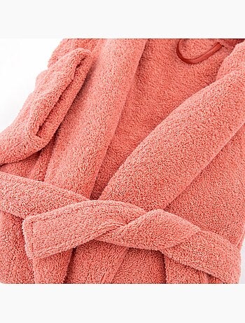 Peignoir coton éponge col chale éponge PREMIUM