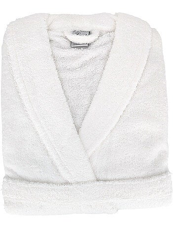 Peignoir coton ROYAL CRESENT col châle