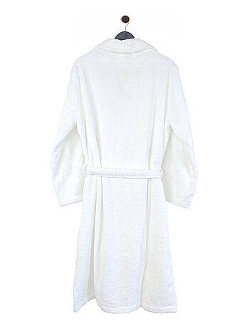 Peignoir coton ROYAL CRESENT col châle