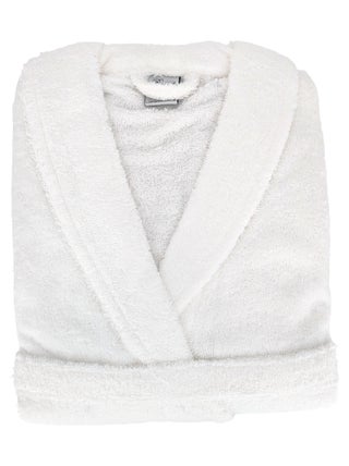 Peignoir coton ROYAL CRESENT col châle