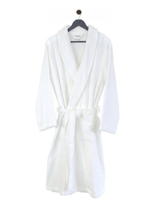 Peignoir coton ROYAL CRESENT col châle - Kiabi