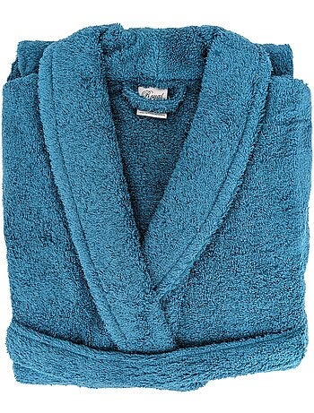 Peignoir coton ROYAL CRESENT col châle
